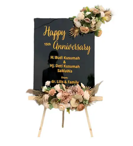 Papan Bunga Akrilik Alalak Tengah