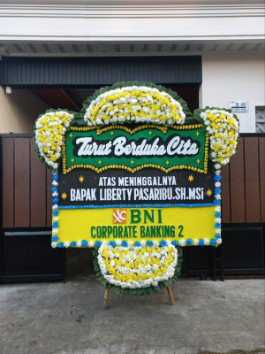 Papan Bunga Duka di Alalak Tengah