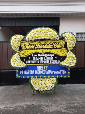 Papan Bunga Duka di Alalak Tengah