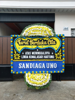 Papan Bunga Duka di Alalak Tengah