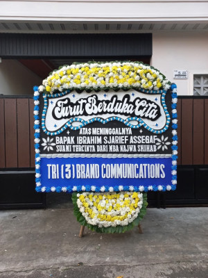 Papan Bunga Duka di Alalak Tengah